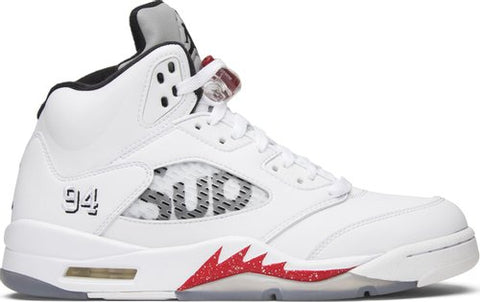 Supreme x Air Jordan 5 Retro 'Blanco'