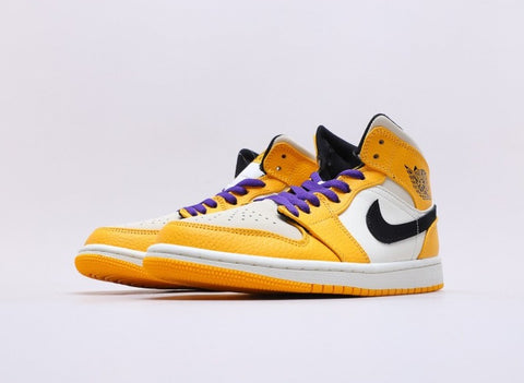 Air Jordan 1 Mid 'Lakers' 852542-700